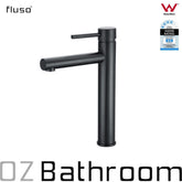 Watermark WELS Round basin Black mixer tap faucet brass bathroom